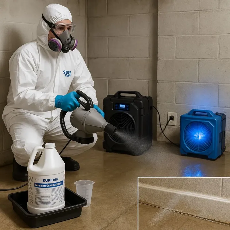 Sanitization and Odor Removal process in Burke, SD